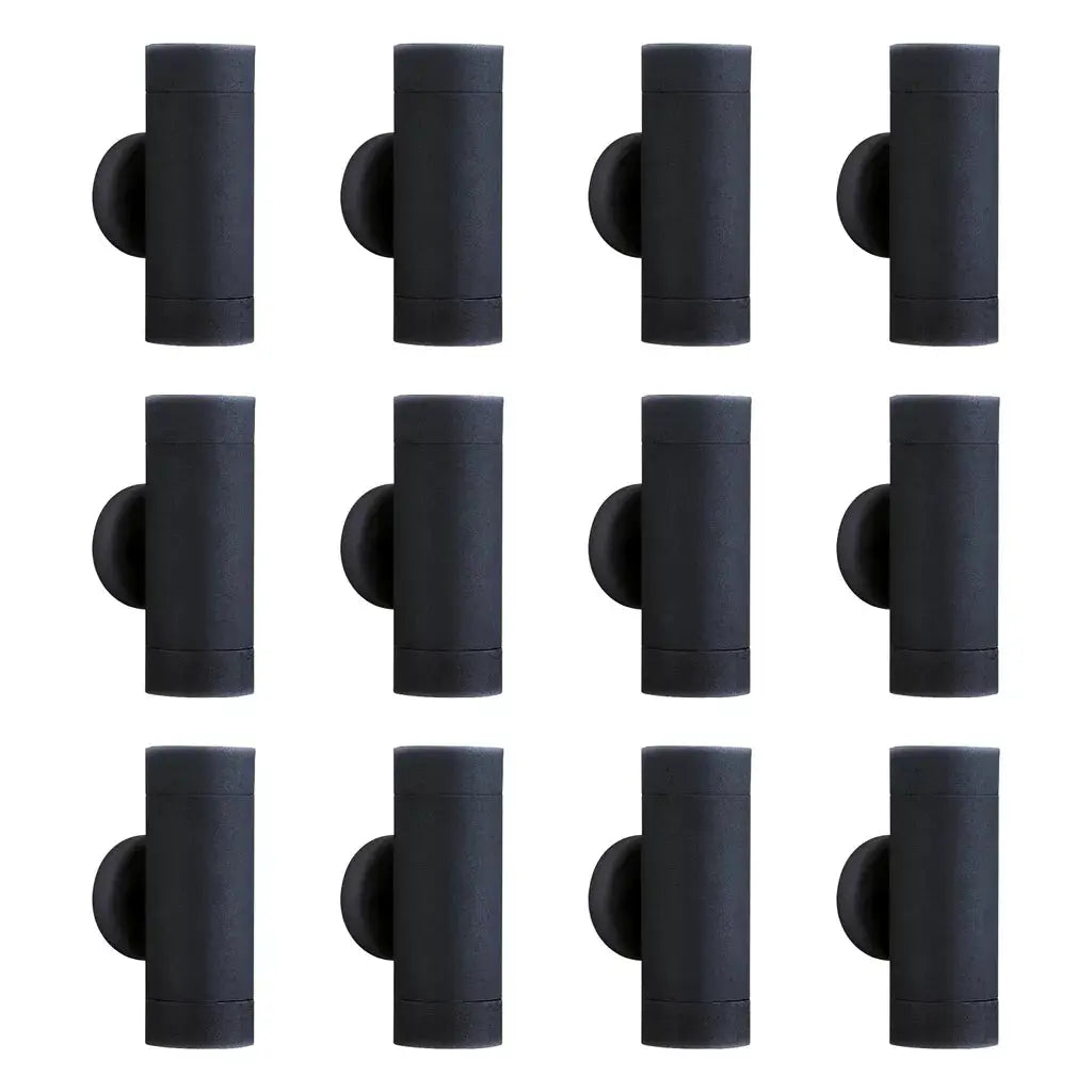 outdoor walllights Promo Pack of 12 - 6009-2BK-LED - outdoor walllights Promo Pack of 12 - 6009-2BK-LED