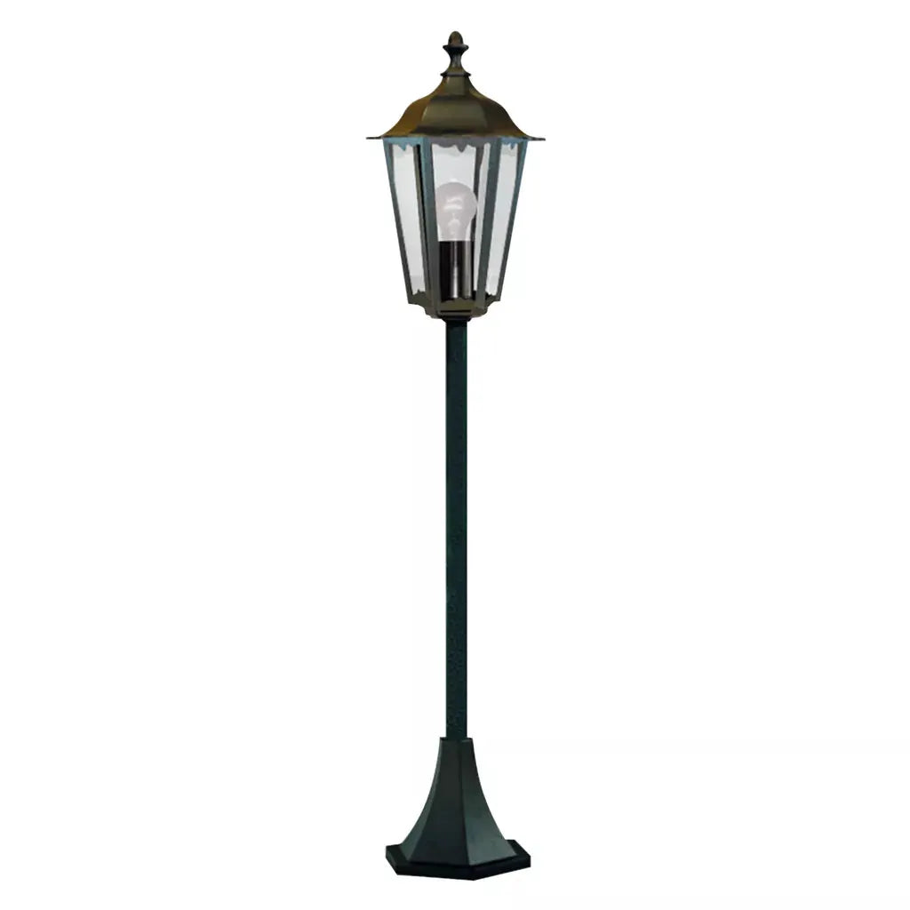 Searchlight Outdoor Bollards Alex Outdoor Post - Black Metal & Glass - Searchlight Outdoor Bollards Alex Outdoor Post - Black Metal & Glass