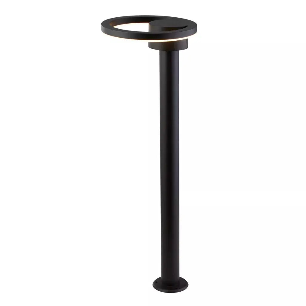 Searchlight Outdoor Bollards Norwich LED Outdoor Post - Black With Frosted Diffuser, IP44 - Searchlight Outdoor Bollards Norwich LED Outdoor Post - Black With Frosted Diffuser, IP44