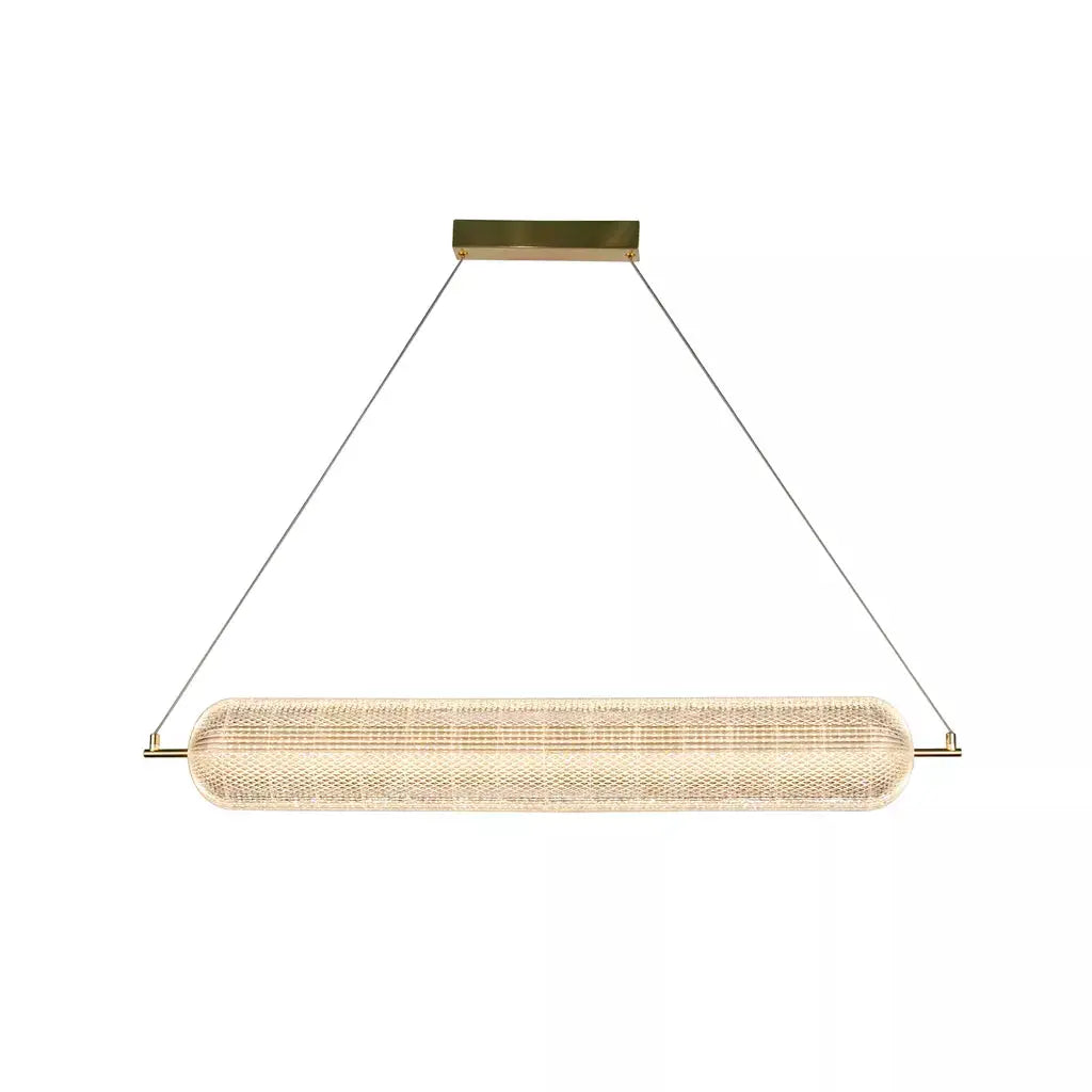Searchlight Pendant Lights Capsule LED Convertible Pendant, Satin Brass Metal and Acryl - Searchlight Pendant Lights Capsule LED Convertible Pendant, Satin Brass Metal and Acryl