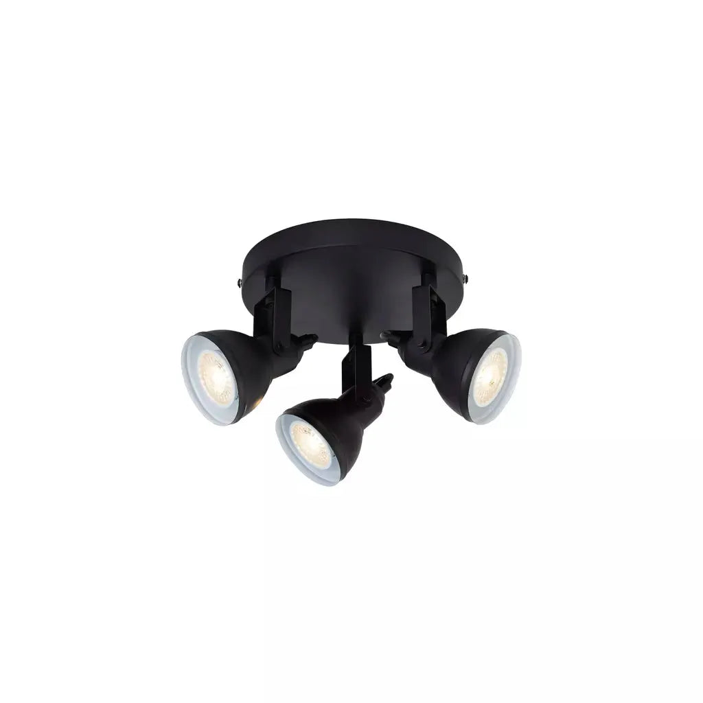 searchlight spots Focus 3Lt Round Spotlight - Black Metal - searchlight spots Focus 3Lt Round Spotlight - Black Metal