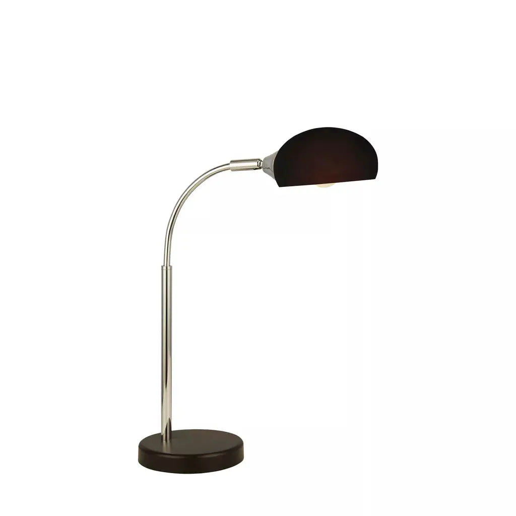 searchlight table lamps Astro Table Lamp - Black & Chrome Metal & White Glass Shade - searchlight table lamps Astro Table Lamp - Black & Chrome Metal & White Glass Shade