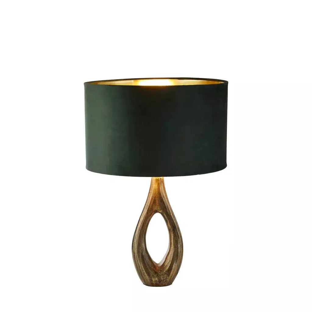 searchlight table lamps Bucklow Table Lamp- Antique Brass Metal & Green Velvet Shade - searchlight table lamps Bucklow Table Lamp- Antique Brass Metal & Green Velvet Shade