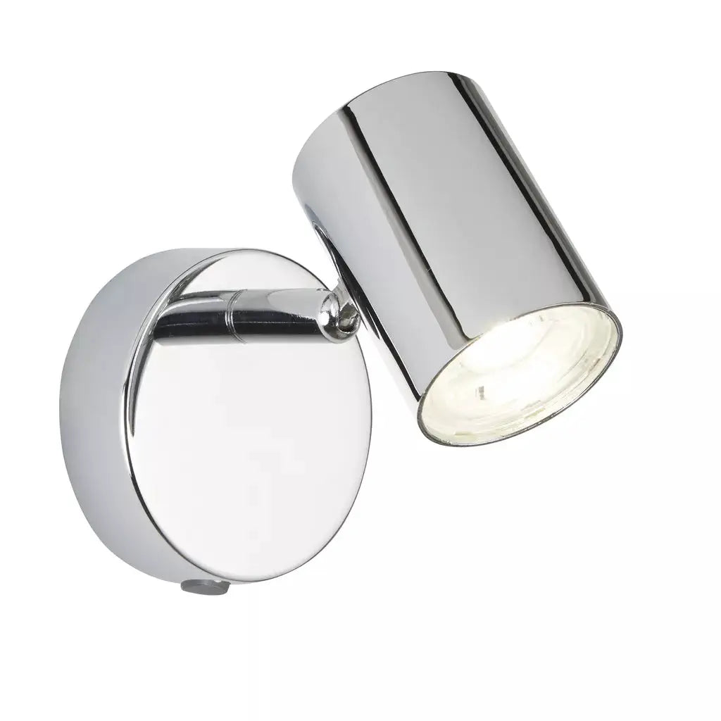 searchlight spots Rollo Spotlight Wall Light - Chrome Metal - searchlight spots Rollo Spotlight Wall Light - Chrome Metal