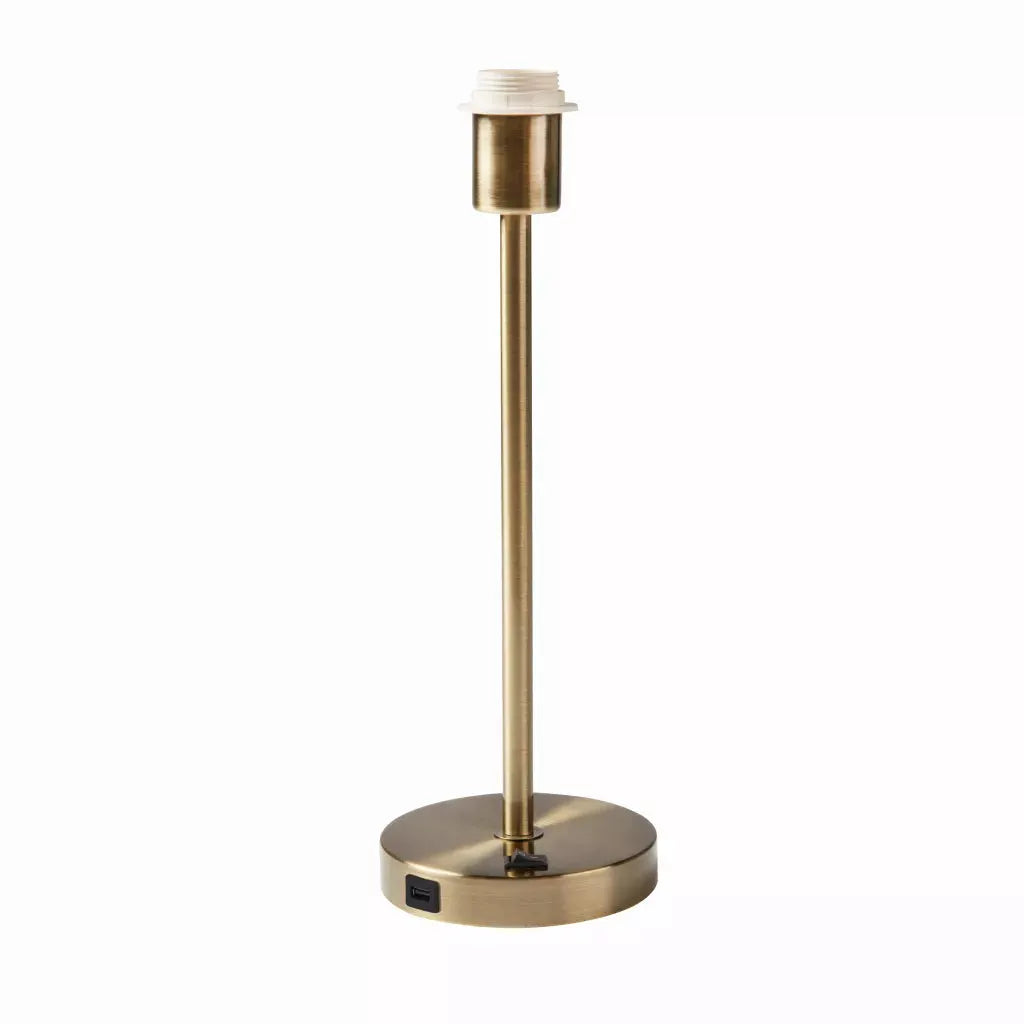 searchlight table lamps Olympia Table USB, E27, Antique Brass - searchlight table lamps Olympia Table USB, E27, Antique Brass