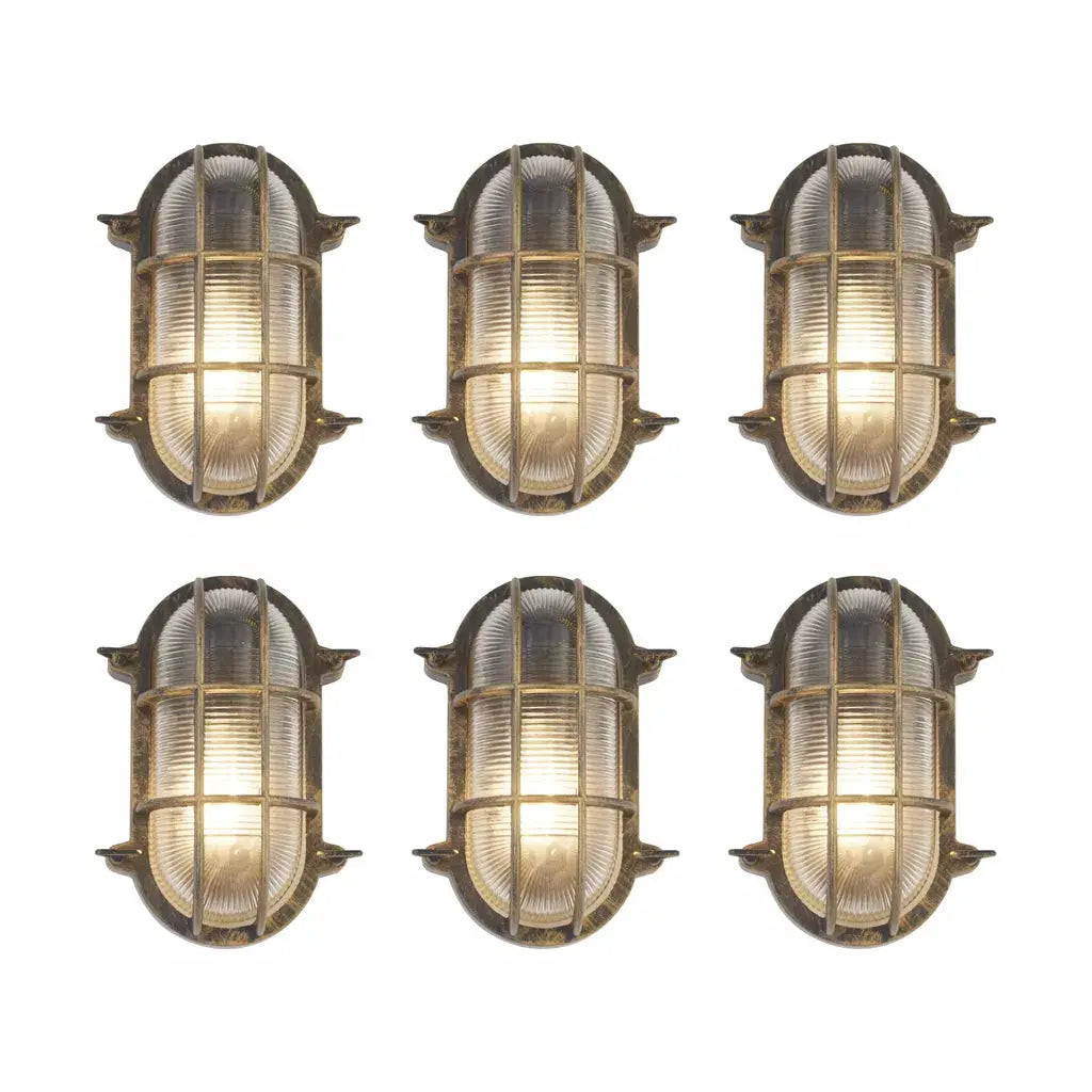 outdoor walllights Promo Pack of 6 - 61402BG - outdoor walllights Promo Pack of 6 - 61402BG