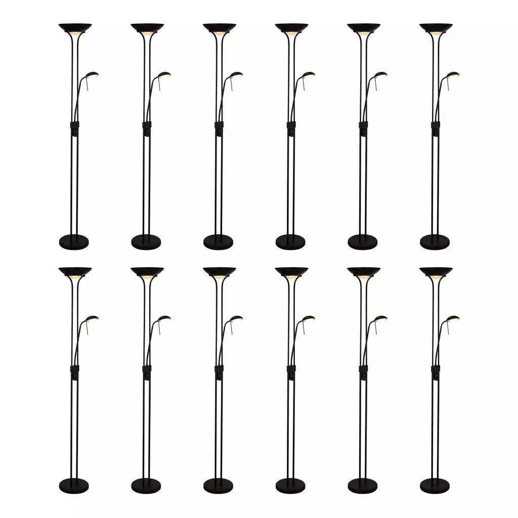 Searchlight Table Lamps Promo Pack of 12 - 5430BK - Floor Lamps Searchlight Table Lamps Promo Pack of 12 - 5430BK Floor Lamps