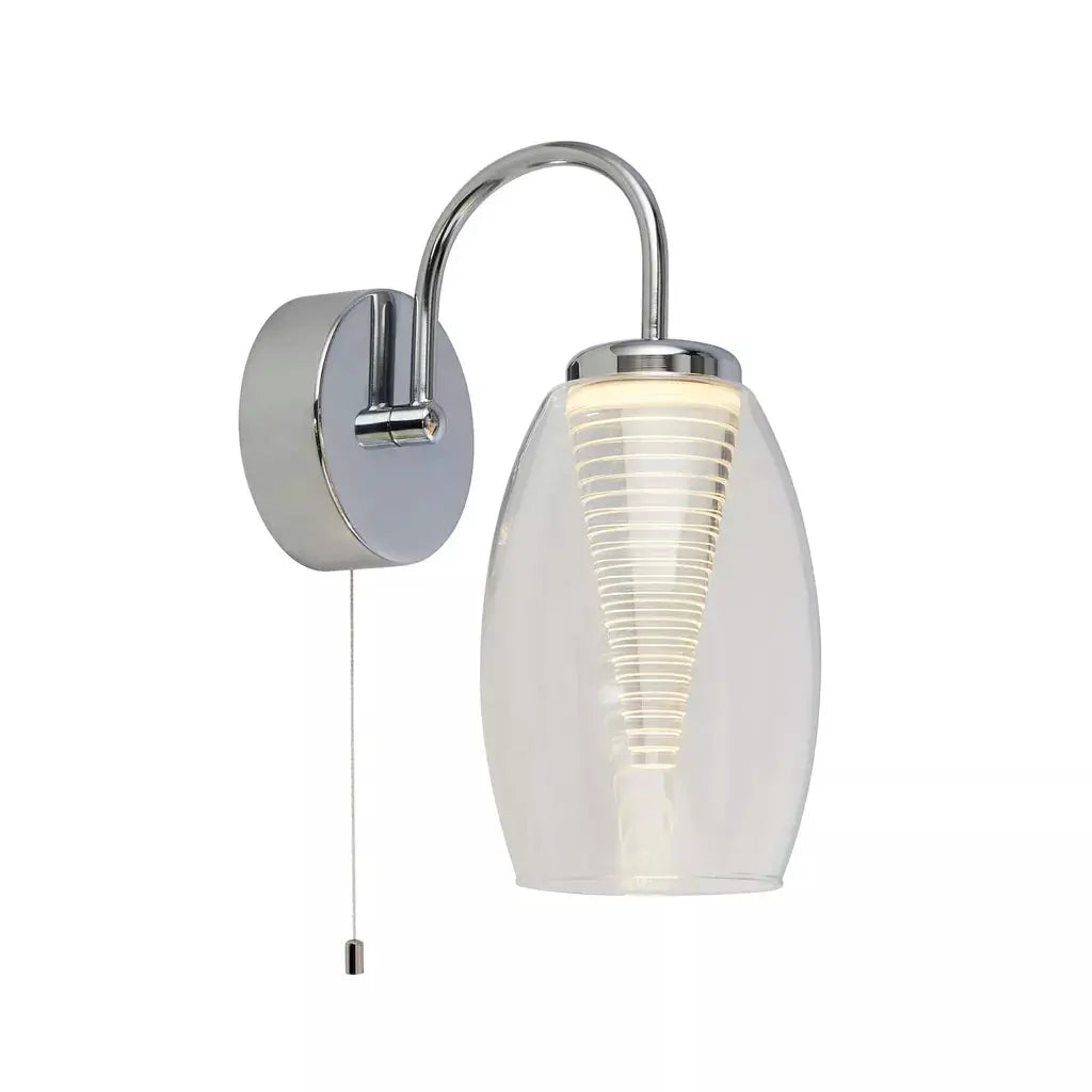 searchlight wall lights Cyclone Wall Light - Chrome Metal & Glass - searchlight wall lights Cyclone Wall Light - Chrome Metal & Glass