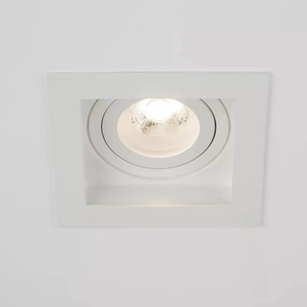 Searchlight Downlights Grid 1 GU10, White - Searchlight Downlights Grid 1 GU10, White