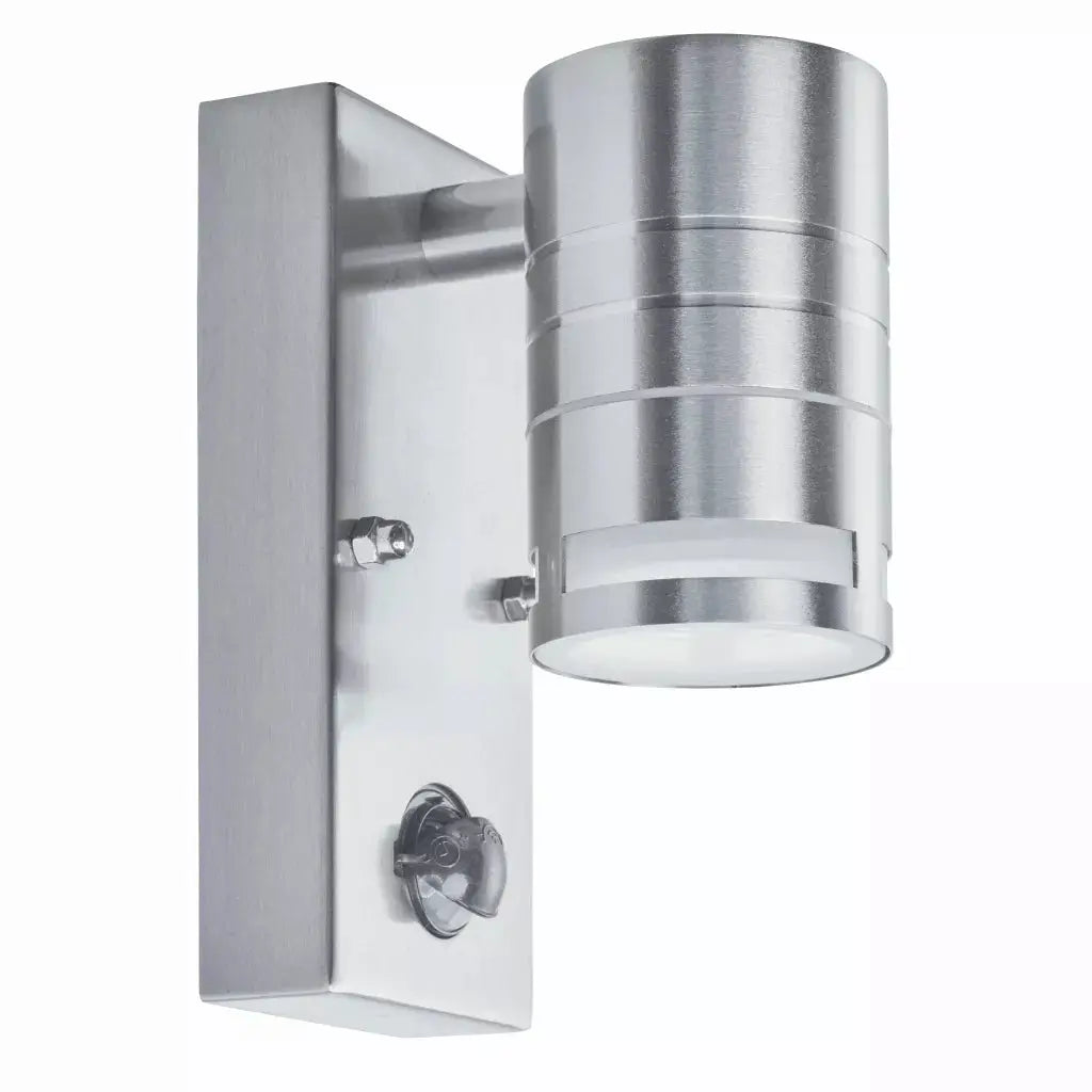 outdoor walllights Metro Outdoor Wall Light with PIR - Stainless Steel & Glass - outdoor walllights Metro Outdoor Wall Light with PIR - Stainless Steel & Glass