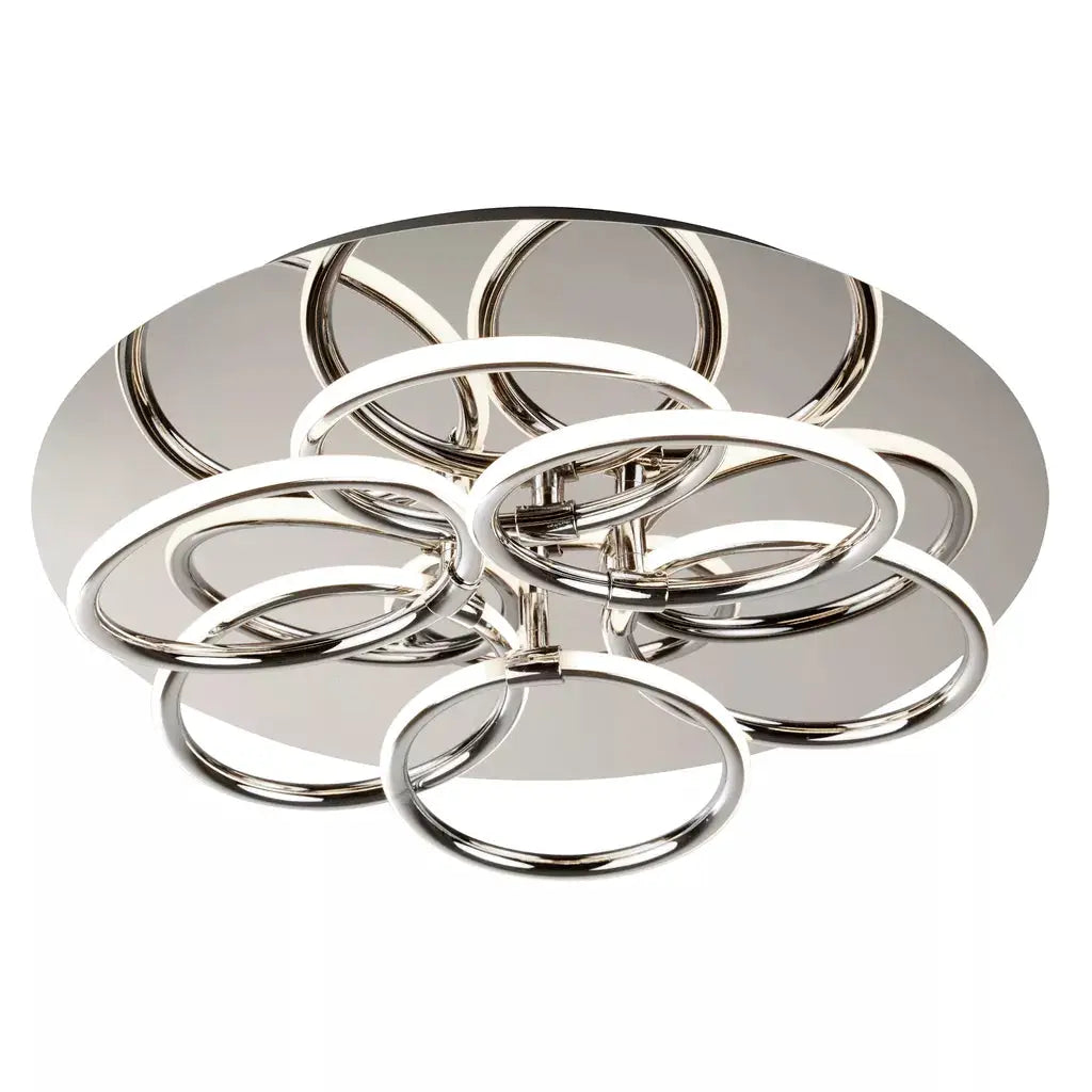 searchlight ceiling lights Lux & Belle 6Lt LED Ring Ceiling Flush - Chrome & Acrylic - Ceiling Lights searchlight ceiling lights Lux & Belle 6Lt LED Ring Ceiling Flush - Chrome & Acrylic Ceiling Lights