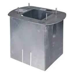 ev charger Rolec EV Quantum Bollard Galvanised Ground Mounting Base - ev charger Rolec EV Quantum Bollard Galvanised Ground Mounting Base