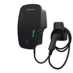 ev charger Rolec EV Zura Smart EV Charger 22kW 1 x Type 2 5m Tethered Lead Black - ev charger Rolec EV Zura Smart EV Charger 22kW 1 x Type 2 5m Tethered Lead Black
