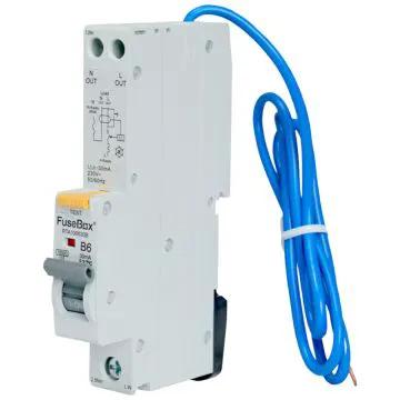 Fusebox RCBO Fusebox RCBO 6A Type A Single Pole 10kA RTA100630B - Fusebox RCBO Fusebox RCBO 6A Type A Single Pole 10kA RTA100630B