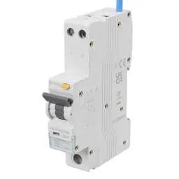 Electrical Lighting Scolmore Click Elucian 40A 1P+SN 1 Module Bidirectional B Curve 6kA 30mA Type A RCBO - Electrical Lighting Scolmore Click Elucian 40A 1P+SN 1 Module Bidirectional B Curve 6kA 30mA Type A RCBO
