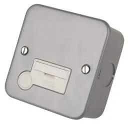 pvc back boxes LGA Selectric - 13A Unswitched Fused Spur with Flex Outlet Metal Clad - pvc back boxes LGA Selectric - 13A Unswitched Fused Spur with Flex Outlet Metal Clad