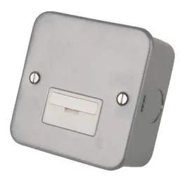 pvc back boxes LGA Selectric - 13A Unswitched Fused Spur Metal Clad - pvc back boxes LGA Selectric - 13A Unswitched Fused Spur Metal Clad