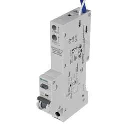 Electrical Lighting Siemens 10A 1P+N 1 Module B Curve 10kA 30mA Type A RCBO - Electrical Lighting Siemens 10A 1P+N 1 Module B Curve 10kA 30mA Type A RCBO