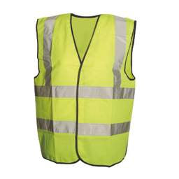 high vis Silverline X Large Hi Vis Class 2 Waistcoat Yellow - Clothing Safety Vest Clothing high vis Silverline X Large Hi Vis Class 2 Waistcoat Yellow Safety Vest