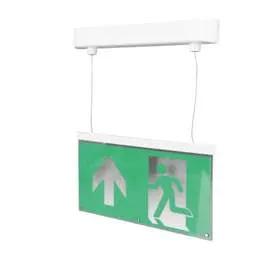 EMERGECNY LIGHTING Xcite 2W LED Emergency Drop Light with Self Test - EMERGECNY LIGHTING Xcite 2W LED Emergency Drop Light with Self Test