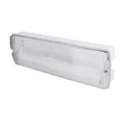 EMERGECNY LIGHTING Xcite 3W LED Maintained Emergency Bulkhead with Self Test - EMERGECNY LIGHTING Xcite 3W LED Maintained Emergency Bulkhead with Self Test