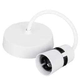 white pendants Volex 150mm 6" BC Safety Ceiling Pendant - white pendants Volex 150mm 6" BC Safety Ceiling Pendant