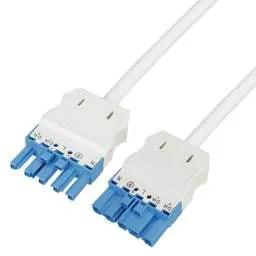 cieling rose Wago WINSTA MIDI 16A 400V 3m 5 Pole Socket to Plug Lead Blue - cieling rose Wago WINSTA MIDI 16A 400V 3m 5 Pole Socket to Plug Lead Blue