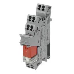 Relay Wago 8A 24V DC 2 x C/O Miniature Relay and Socket with Indication and Retaining Lever - Relay Wago 8A 24V DC 2 x C/O Miniature Relay and Socket with Indication and Retaining Lever