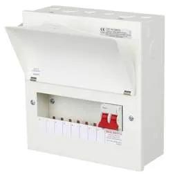 Electrical Lighting Wylex 8 Way 100A Isolator Incomer Metal Clad Consumer Unit - Electrical Lighting Wylex 8 Way 100A Isolator Incomer Metal Clad Consumer Unit