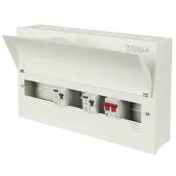 Electrical Lighting Wylex 15 Way Flexible Dual 80A Type A RCD Metal Clad Consumer Unit - Electrical Lighting Wylex 15 Way Flexible Dual 80A Type A RCD Metal Clad Consumer Unit
