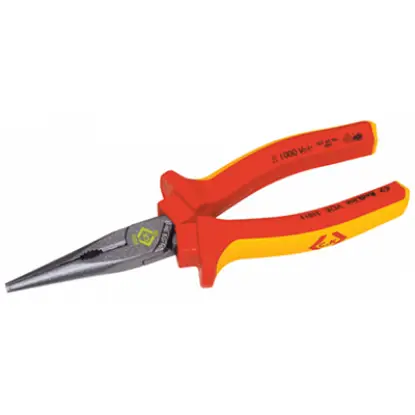 tools VDE Snipe Nose Pliers - Straight - Tools tools VDE Snipe Nose Pliers - Straight Tools
