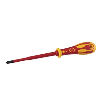 tools VDE PZ2 x 125mm Slim Screwdriver - Tools tools VDE PZ2 x 125mm Slim Screwdriver Tools