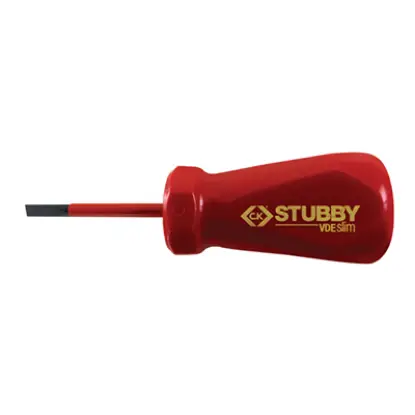 tools SL4 x 45mm Stubby VDE Screwdriver - Tools tools SL4 x 45mm Stubby VDE Screwdriver Tools