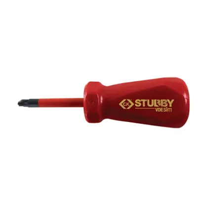 tools PZ2 x 45mm Stubby VDE Screwdriver - Tools tools PZ2 x 45mm Stubby VDE Screwdriver Tools