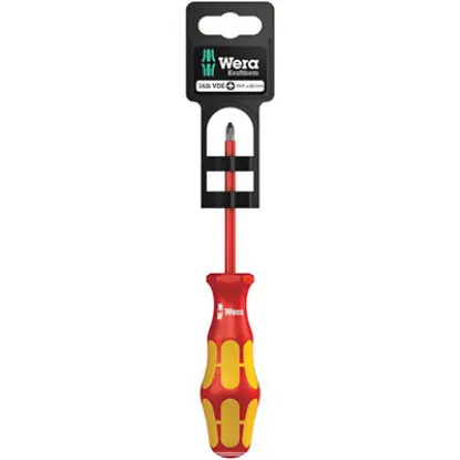 tools Kraftform 162 i PH SB VDE Insulated Screwdriver for Philips Screws - PH1x80mm - Tools tools Kraftform 162 i PH SB VDE Insulated Screwdriver for Philips Screws - PH1x80mm Tools