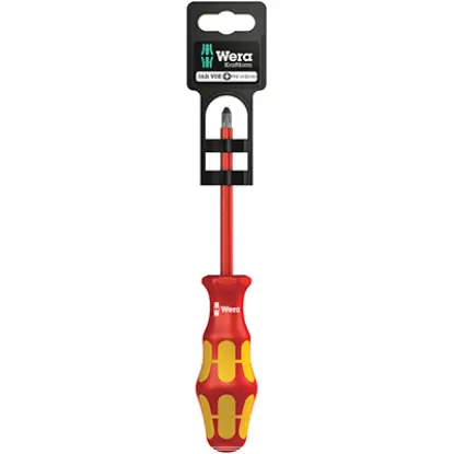 tools Kraftform 162 i PH SB VDE Insulated Screwdriver for Philips Screws - PH2x100mm - Tools tools Kraftform 162 i PH SB VDE Insulated Screwdriver for Philips Screws - PH2x100mm Tools