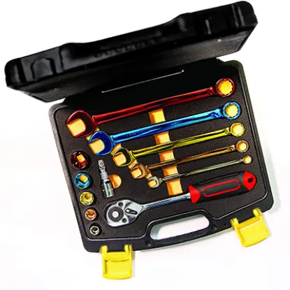 tools 12 Piece Coloured 3/8" Sure Drive Socket & Spanner Set - Tools tools 12 Piece Coloured 3/8" Sure Drive Socket & Spanner Set Tools