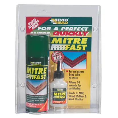 tools Mitre Fast Bonding Kit Clam Pack - White - Tools tools Mitre Fast Bonding Kit Clam Pack - White Tools