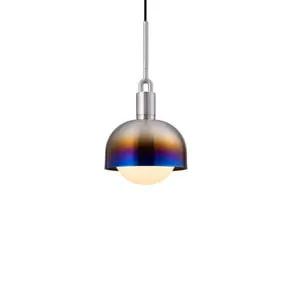 buster and punch Buster + Punch Forked steel burnt/opal glass Ø 25cm - buster and punch Buster + Punch Forked steel burnt/opal glass Ø 25cm