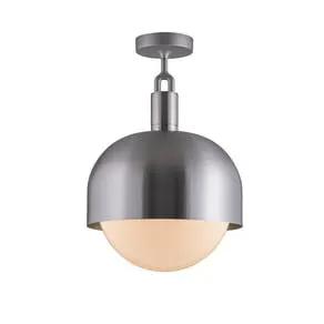 buster and punch Buster + Punch Forked ceiling steel/opal Ø 34cm - buster and punch Buster + Punch Forked ceiling steel/opal Ø 34cm