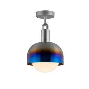 buster and punch Buster + Punch Forked ceiling steel burnt/opal Ø25cm - buster and punch Buster + Punch Forked ceiling steel burnt/opal Ø25cm