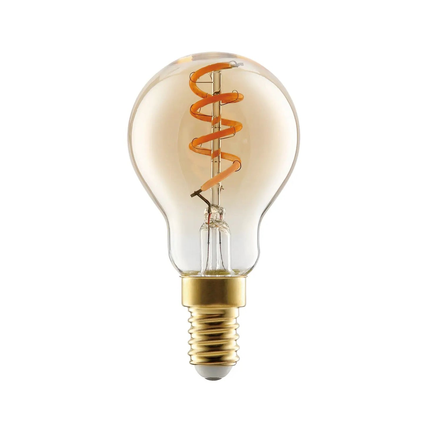 E14 LED bulb 4W P45 2,000K filament amber dimmable