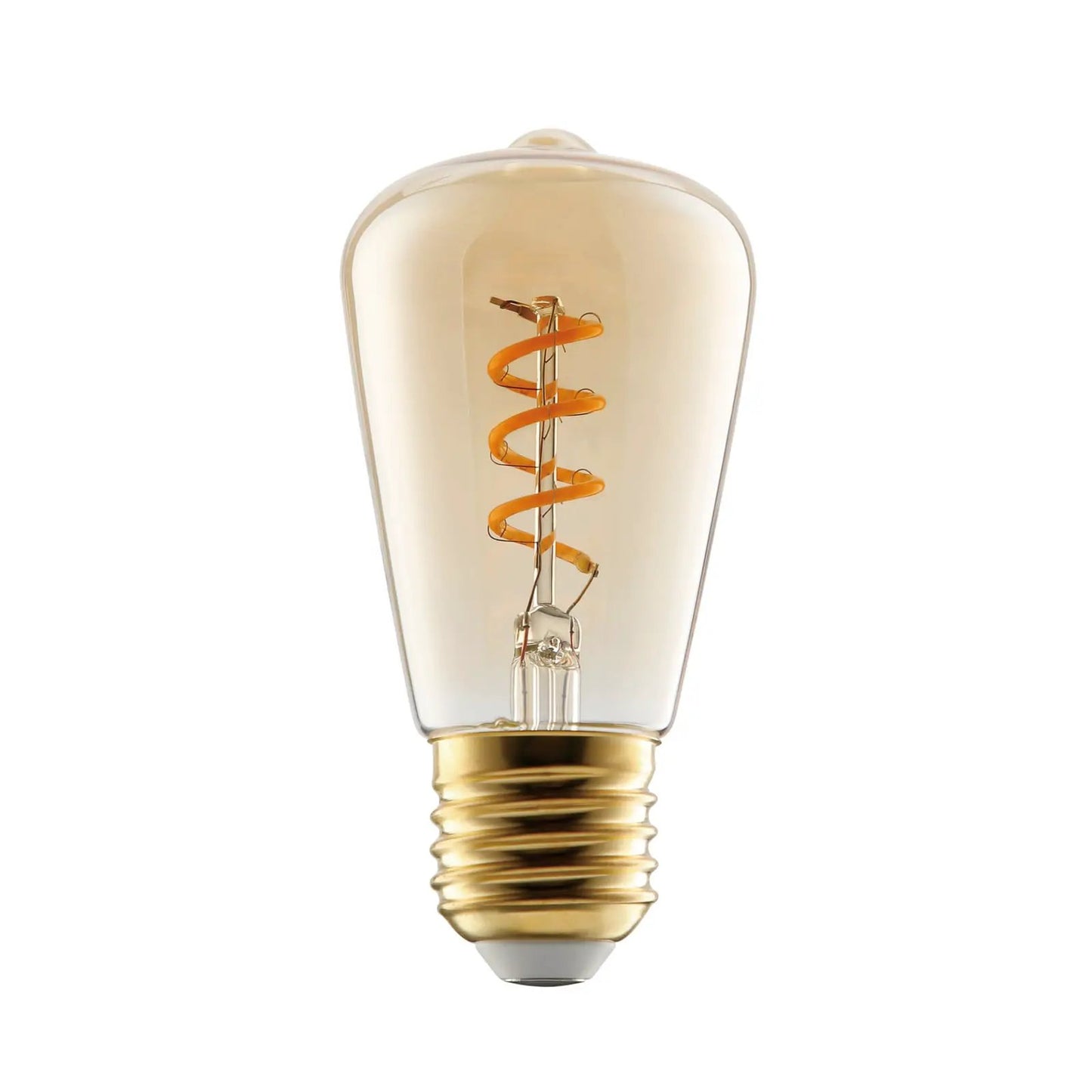 E27 LED bulb 4W ST48 2,000K Filament amber dimmable