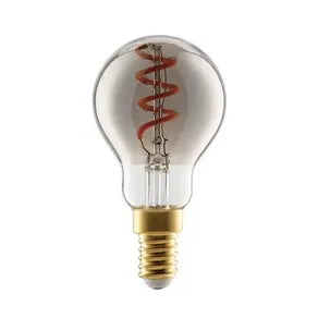 E14 LED bulb 4W P45 2,000K Filament smoky dimmable