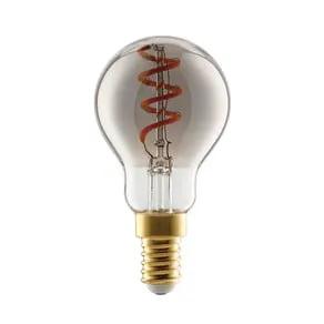 E14 LED bulb 4W P45 2,000K Filament smoky dimmable
