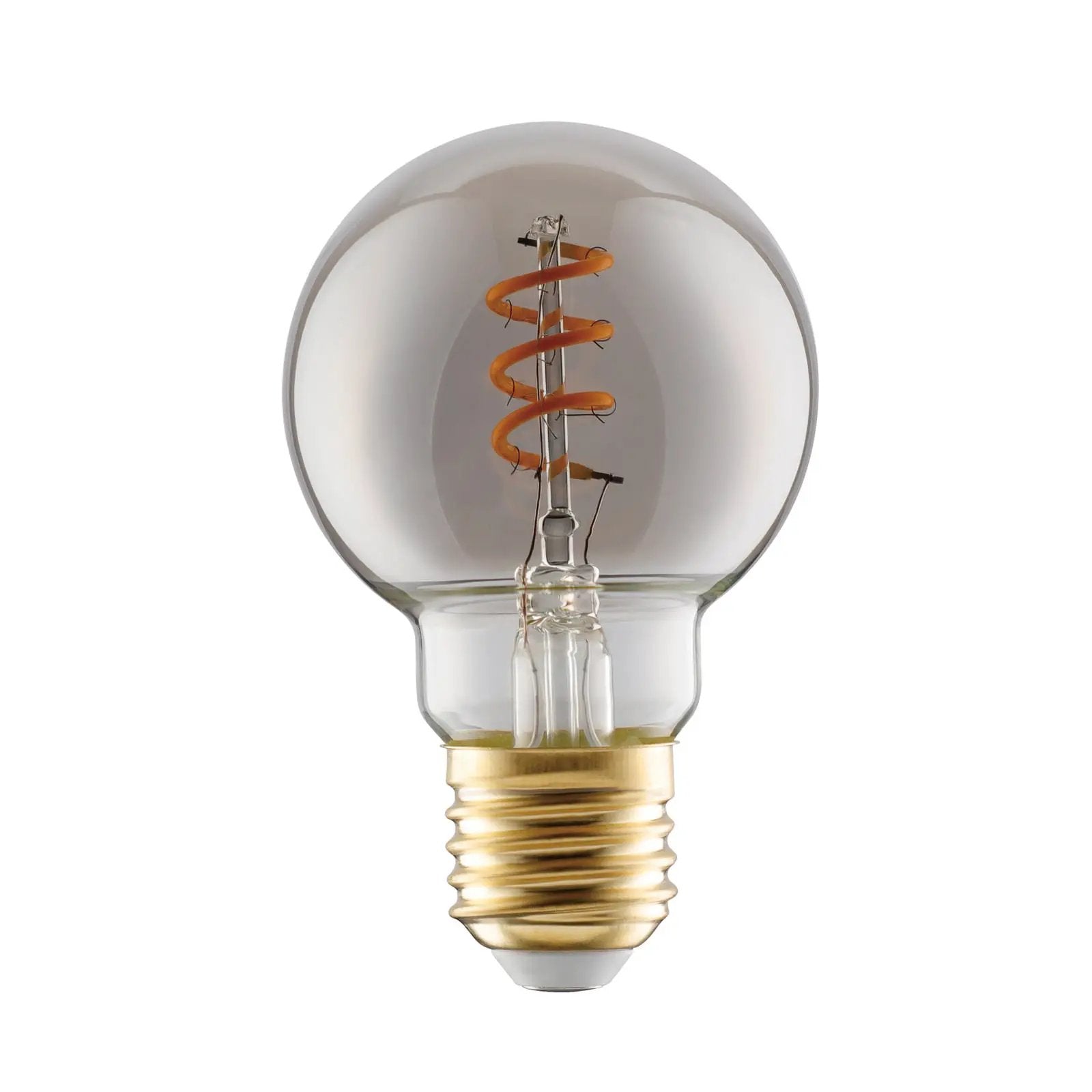 LED bulb E27 4W G60 2,000K filament smoky dimmable