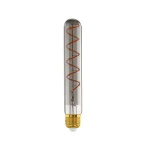 Tube LED bulb E27 4W T30 1,700K Filament smoky