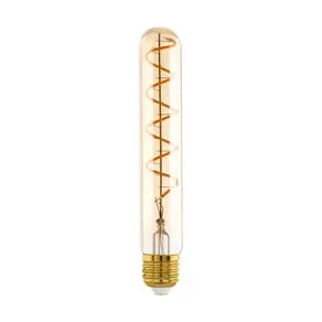 Tube LED bulb E27 4W T30 1,600K Filament amber