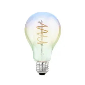 E27 LED bulb 4W A75 2000K filament iridescent dimmable