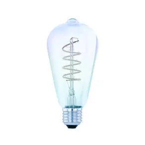 E27 LED bulb 4W ST64 820 Filament iridescent dimmable